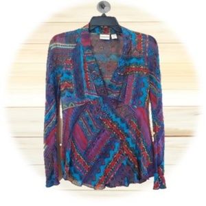 Chico's Silk Sheer Blouse